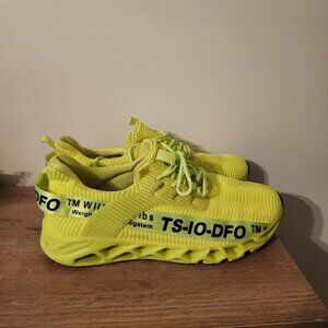 TSIODFO Men's Running Shoes Green Size 13